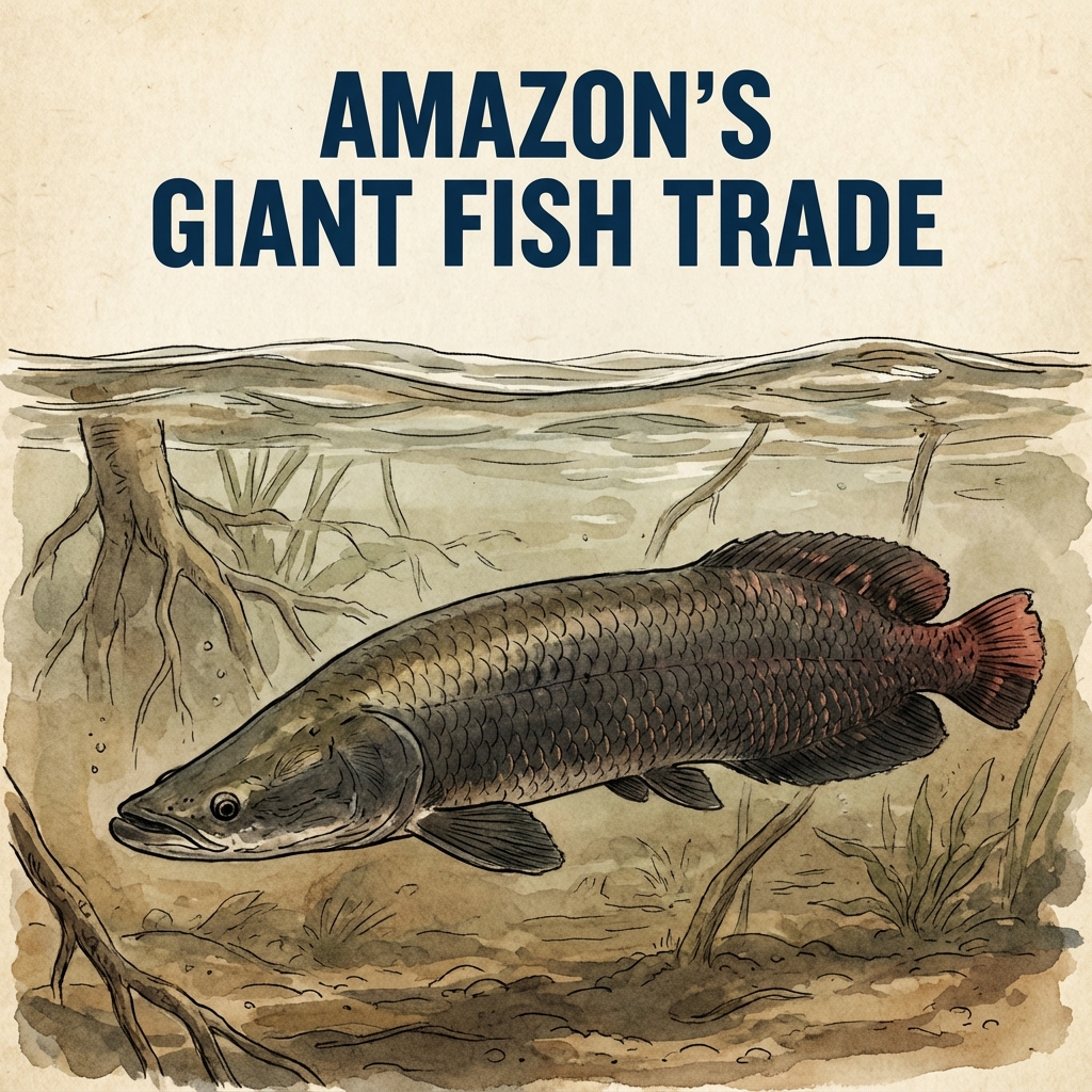 Giant Amazon fish turned into luxury handbags – but who profits?